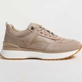 Resim Hush Puppies Bej Kadın Deri Sneaker MANILOW 