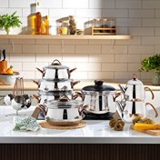 Resim Schafer Alia 18 Parça Bakır Çelik Çeyiz Seti 