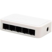 Resim POWERMASTER PM-17647 5 PORT 10\u002F100 MBPS ETHERNET SWITCH 