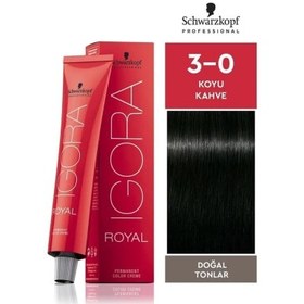 Resim Igora Royal Saç Boyası 60ml - 3.0 Koyu Kahve 