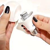 Resim 1 adet Gizli Güvenlik Ampulü Güvenli - Gerçekçi Beyaz Plastik Tasarım, Kombinasyon Kilidi, Nakit, Takı ve Değerli Eşyaları Gizler, Pil Gerektirmez, Ev ve Ofis Güvenliği İçin İdeal, Gizli Depolama Çözümü | Gizli Bölme | Kombinasyon Kilidi 