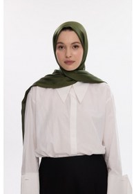 Resim Mirsoy Scarf İdol Janjan Şal Haki 