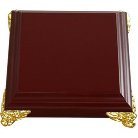 Resim Suntek Mobilya Gülağacı Kaide Vazolar Için 9,5x9,5x3,5cm 