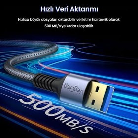 Resim VegGieg USB 3.0 Uzatma Kablosu 3 Metre 