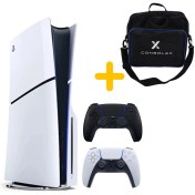 Resim Sony Playstation 5 - CFI 2016 Avrupa - 1 TB Slim Cd Edition Konsol - Çift Kol (Siyah) 