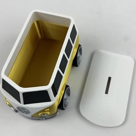 Resim VW BUS - PIGGY BANK Çocuklar İçin Eğlenceli Kumbara – Para Biriktirme ve Tasarruf Alışkanlığı vosvos kumbara 