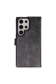 Resim artlab Art Galaxy S24 Ultra Kılıf Trend S Plus Kapaklı Kılıf - Siyah Lab 