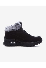 Resim SKECHERS Uno Rugged Kadın Siyah Kar Botu 167433 Blk 