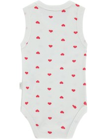 Resim Civil Baby Kalp Empirme 0-3 Yaş Çıtçıtlı Badi - Ekru - Ekru / 3-4 Yaş 