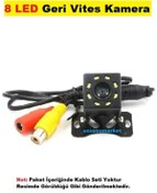 Resim Kalite 8 LED Geri Vites Kamera (Gece Görüşlü + Su Geçirmez + Darbelere Dayanıklı + 170 Geniş Açı ) 