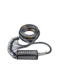 Resim Hepa Merz Stage - 24C - 10M 24 Kanal 10 Metre Multicore Kablolu Hazır Stage Box 