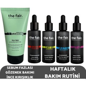Resim The Fair Sebum Fazlası Gözenek Fazlası İnce Haftalık Bakım Rutini 