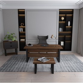 Resim Robin Home Ofis Büro Masa Takımı Ofis Masası Sehpa Keson Barok 