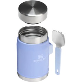 Resim Stanley Classic Legendary Kaşıklı Yemek Termosu | 0.4L Eflatun 