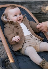 Resim Mayoral Newborn Erkek Bebek Çoban Düğmeli Mont Kahverengi Kahverengi 