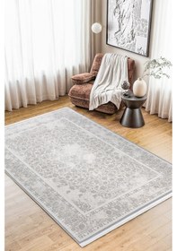 Resim Elvey Home 7135 A.gri Modern Desen Doğal Taban Koridor Mutfak Çocuk Oturma Odası Salon Halı Yolluk 7135gri 