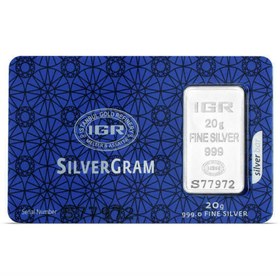 Resim 20 Gram Külçe Gümüş 