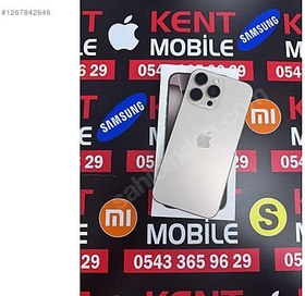 Resim Apple iPhone 16 Pro Max İkinci El TR | 256 GB | Çöl Titanyum 