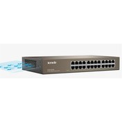 Resim Tenda 24 Port 10-100-1000 Mbps Switch Çelik Kasa Rack Mount 