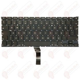 Resim Apple Uyumlu MacBook Air MQD32LL/A, MQD32TU/A, MQD42LL/A, MQD42TU/A Klavye Tuş Takımı Tuş Seti Siyah Türkçe 