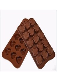Resim Silikon Çikolata Kalıbı Şekilli Kalp Pastaland 
