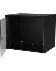 Resim S-Link Sl-U9 Yeni Nesil 9u Soho Rack Kabin W 530MM D 400MM Siyah 
