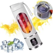Resim 450ml Shaken Take Kişisel Smoothie Taşınabilir Blender Meyve Sıkacağı Şarjlı Beyaz 3731 
