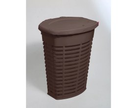 Resim Primanova Palm Kahverengi Çamaşır Sepeti Modern Stil ve Kolay Temizlik Özellikli M-E44-10-10 