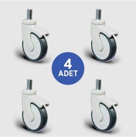 Resim 4 Adet Ec03Mbt125 Döner Pim Bağlantılı Plastik Maşalı 