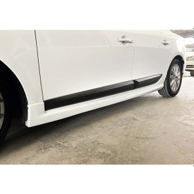 Resim Renault Fluence Sport Marşpiyel Seti Mat Siyah Plastik 2009 -2016 