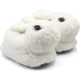 Resim Twigy Zulu Kadın Hayvanlı Panduf Beyaz 36/41 