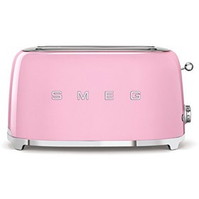 Resim SMEG 50'S Style Retro TSF02PKEU Pembe 4x Ekmek Kızartma Makinesi 