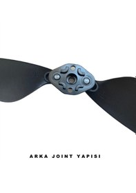 Resim Schulzz Sjrc F11 Ve Ruko F11 Uyumlu Arka Yuvası Dörtlü Jointli Sessiz 8 Li Katlanır Full Drone Pervane Seti 