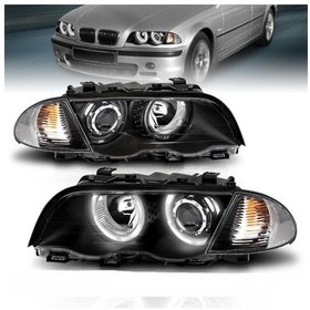 Resim Bmw E46 Sedan İle Uyumlu Angel Mercek Far 1998-2001 