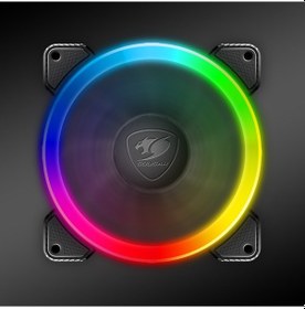 Resim Cougar 120Mm Vortex Rgb Cf-V12Fb-Rgb Rgb Siyah 3-Lü Paket Kasa Fa 