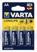 Resim Varta Longlife 4106 Alkaline AA Kalem Pil 4'lü 