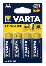 Resim Varta Longlife 4106 Alkaline AA Kalem Pil 4'lü 