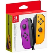 Resim Switch Joy-Con Controller Pair (Neon Purple/Neon Orange) Nintendo