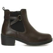 Resim Polaris 167073.z5pr Kahverengi Kadın Topuklu Bot 000000000102054746 Kahverengi 