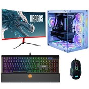 Resim DRx3259 Intel Core i9-12900F 27" 64 GB RAM 1 TB M.2 NVMe SSD 8 GB RTX 3060 Ti Curved FreeDOS Masaüstü Oyun Bilgisayarı Dragos