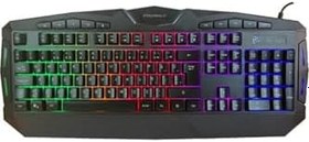 Resim JUNGLEE (1411) Işıklı Multımedya Oyuncu Klavyesi Usb Girişli Pg-9901 ile uyumlu 