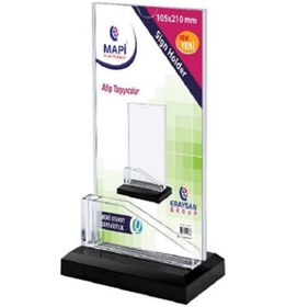 Resim Mapi Menü Stand Kartvizitlik Dikey 105x210mm Broşür Standı 