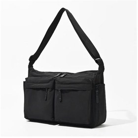 Resim Snapbuy Naylon Tote Çanta Geniş Kapasiteli Çok Cepli Günlük Kullanım Omuz Çantası Mblackkadın Black 