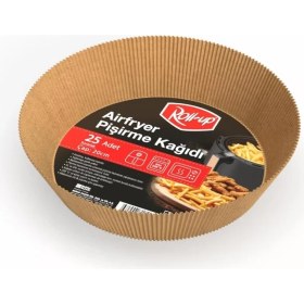 Resim Up Airfryer Pişirme Kağıdı Yuvarlak 20CM 25LI 