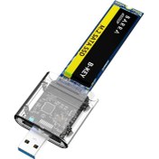 Resim 5229 M.2 Sata To USB 3.0 Çevirici Adaptör Ngff SSD Harddisk Kutu 