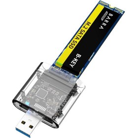 Resim 5229 M.2 Sata To USB 3.0 Çevirici Adaptör Ngff SSD Harddisk Kutu 