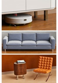 Resim Metal Mobilya Ayağı 20 Cm Mat Siyah 4 Lü Set 40x40 Kare Profil Tv Ünitesi Koltuk Yükseltici Mat Siyah 20 Cm 