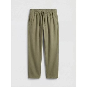 Resim LC Waikiki Lcw Kids Haki Erkek Çocuk Keten Karışımlı Pantolon 