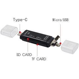 Resim Valkyrie Otg Type C & Micro Usb & Usb 3İn1 Kart Okuyucu Usb2.0 