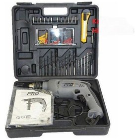Resim PRO Technic DM710S Darbeli Matkap 710 Watt Çantalı Set 